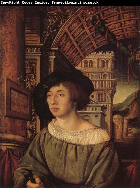 HOLBEIN, Ambrosius Portrait of a Gentleman